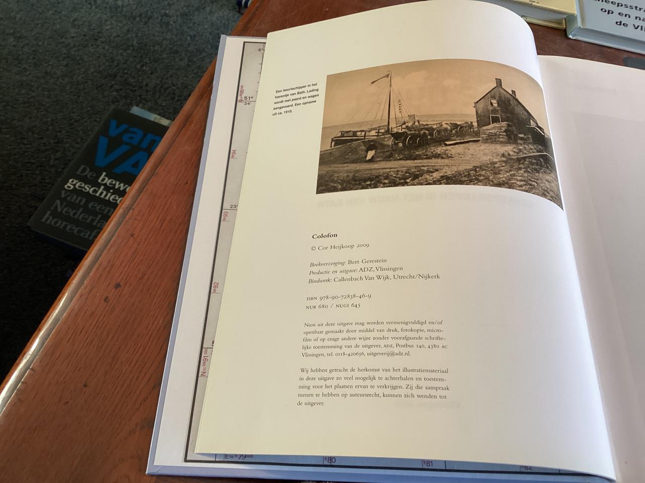 4x boeken over schepen door Cor Heijkoop