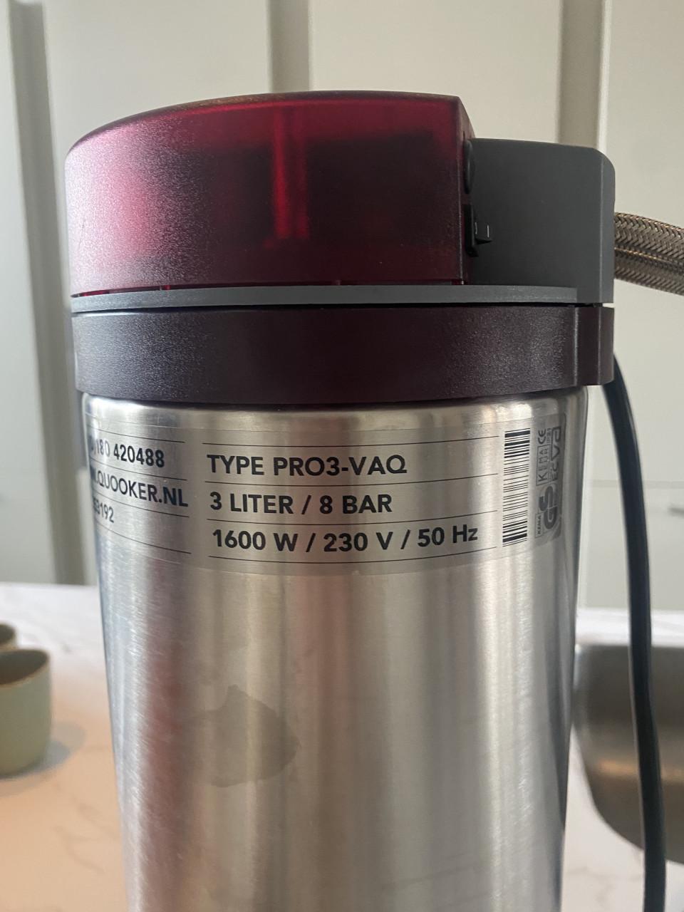 Quooker - 3 liter reservoir + kraan