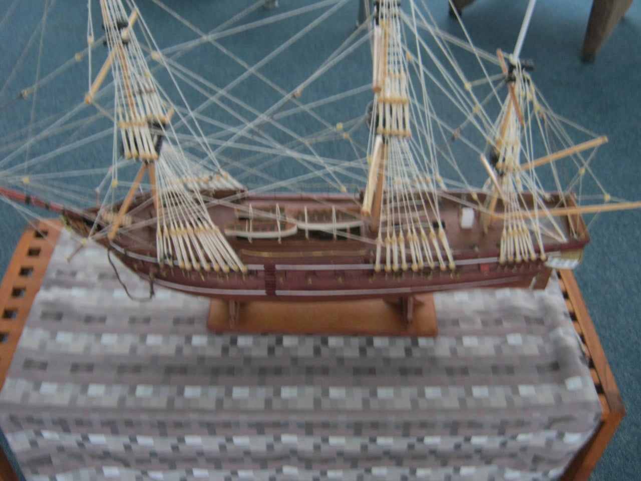 Modelschip CONSTITUTION.