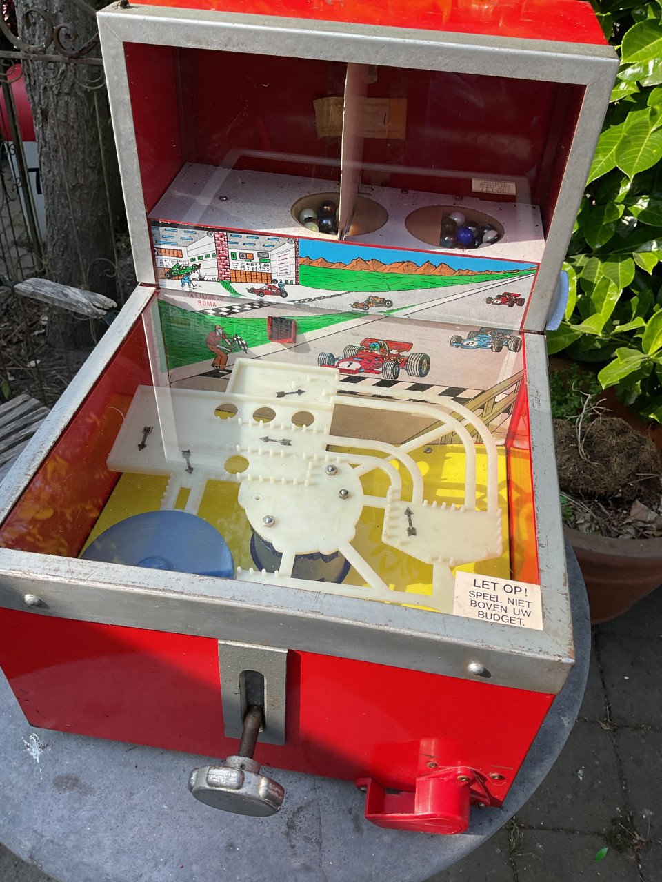 Vintage knikker automaat