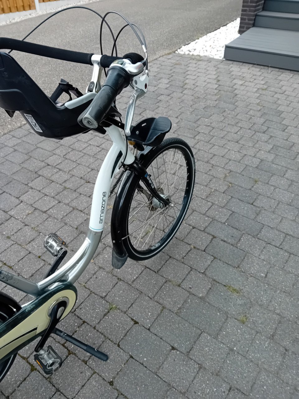 Sparta omazone moederfiets 7versn met stoeltjes  en scherm