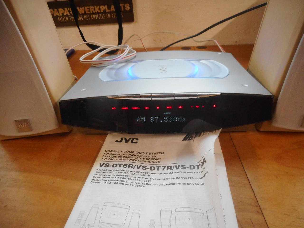 JVC mini set radio/cd speler