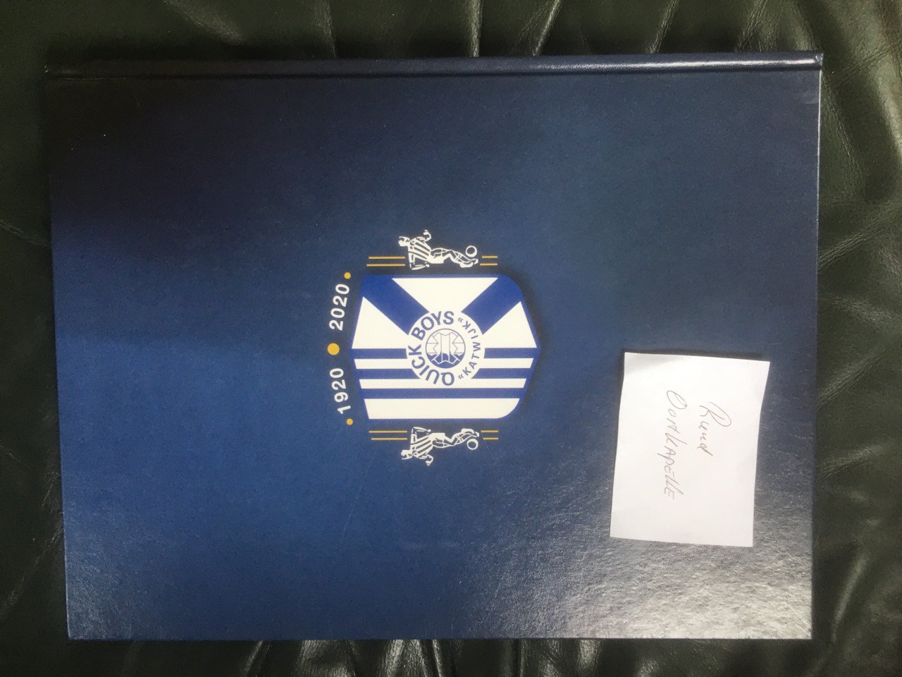 Quick boys 100 jaar jubileumboek