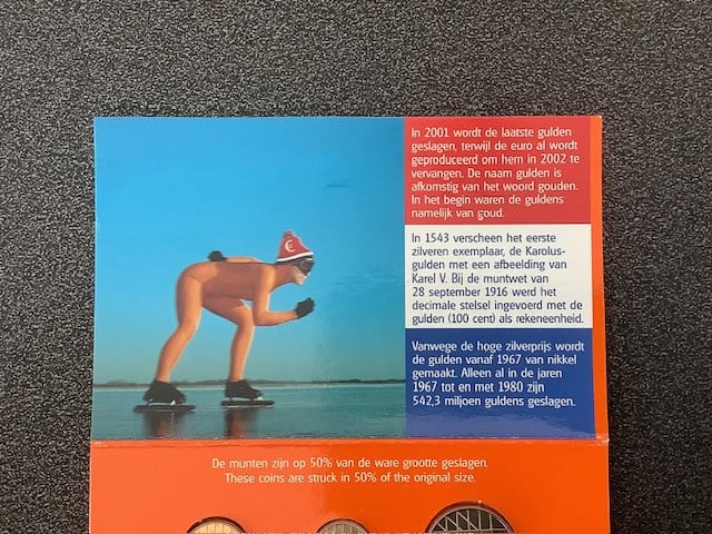 Nederland mini muntset 2001.