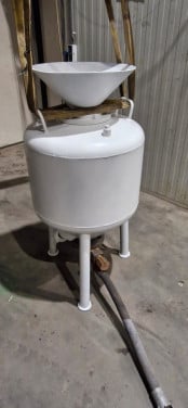 Te koop: 200 liter straalketel