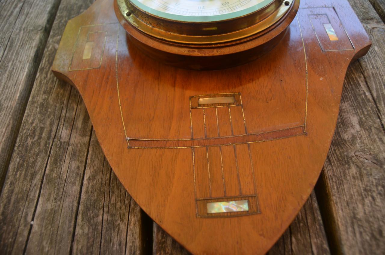 Zeer fraaie Art Deco barometer