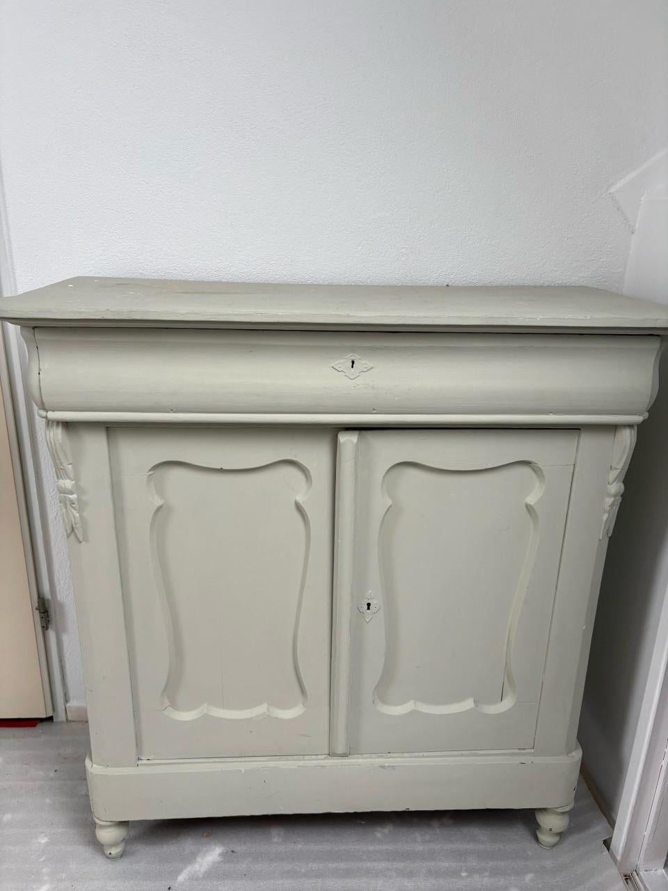 Brocante biedemeijer kast