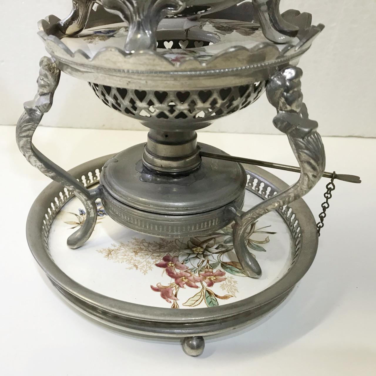 J. N. Daalderop koffiepot en theepot met warmhoudstel