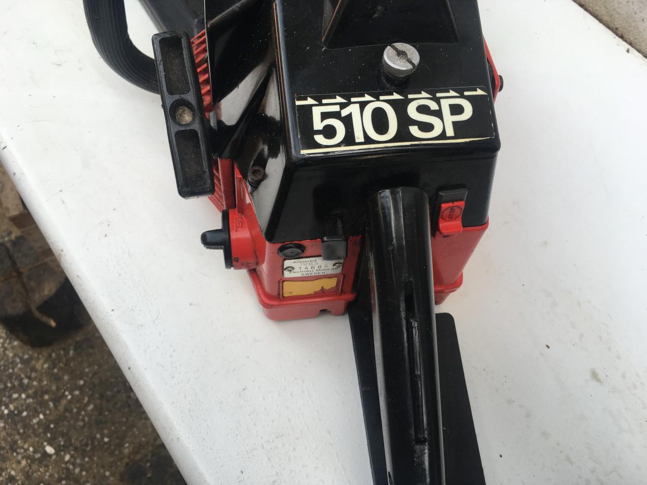 Oldtimer kettingzaag motorzaag jonsereds 510 sp 49cc tweetaktmotor