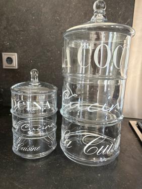 Voorraad potten Rivièra Maison glas