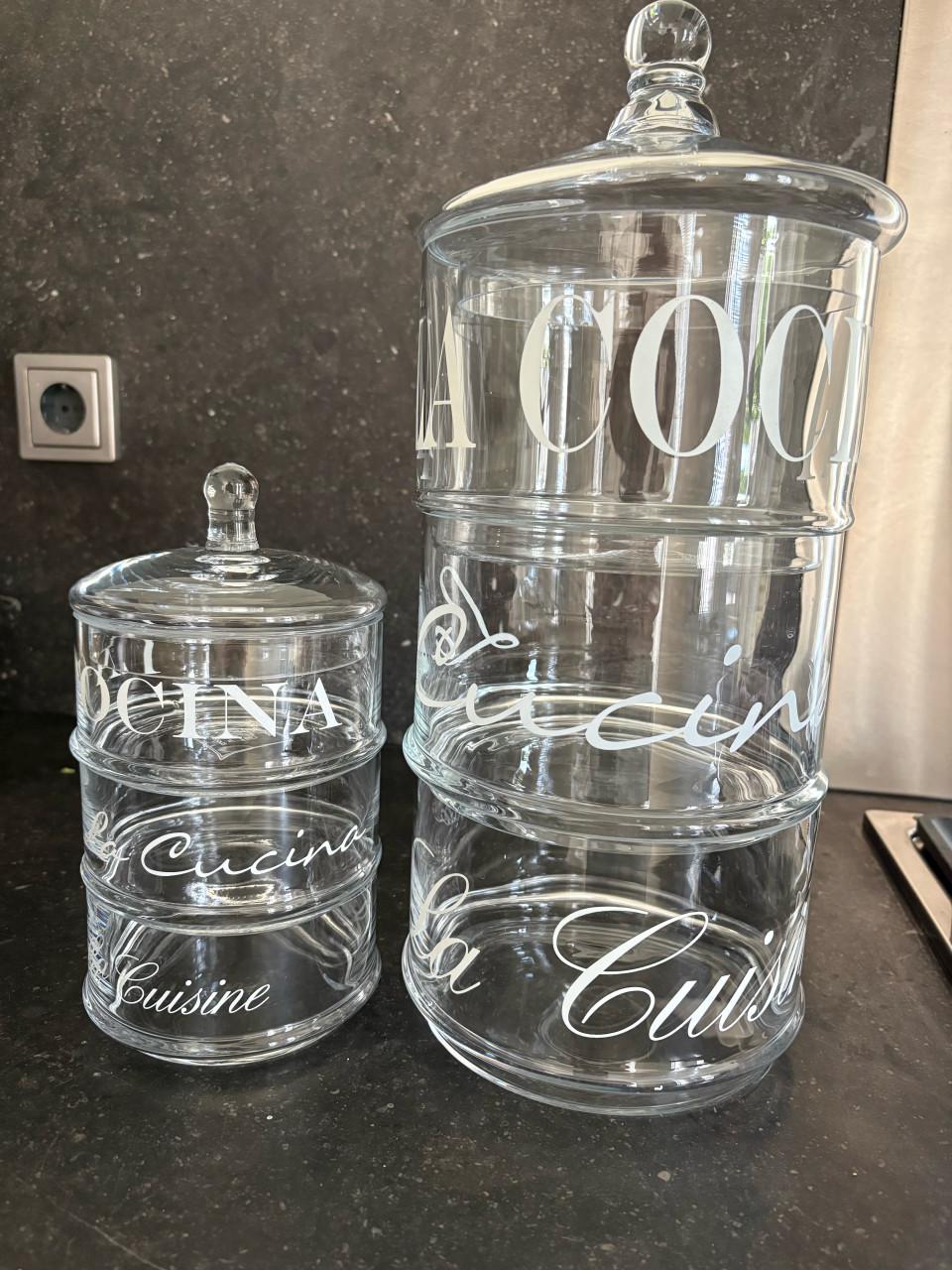 Voorraad potten Rivièra Maison glas