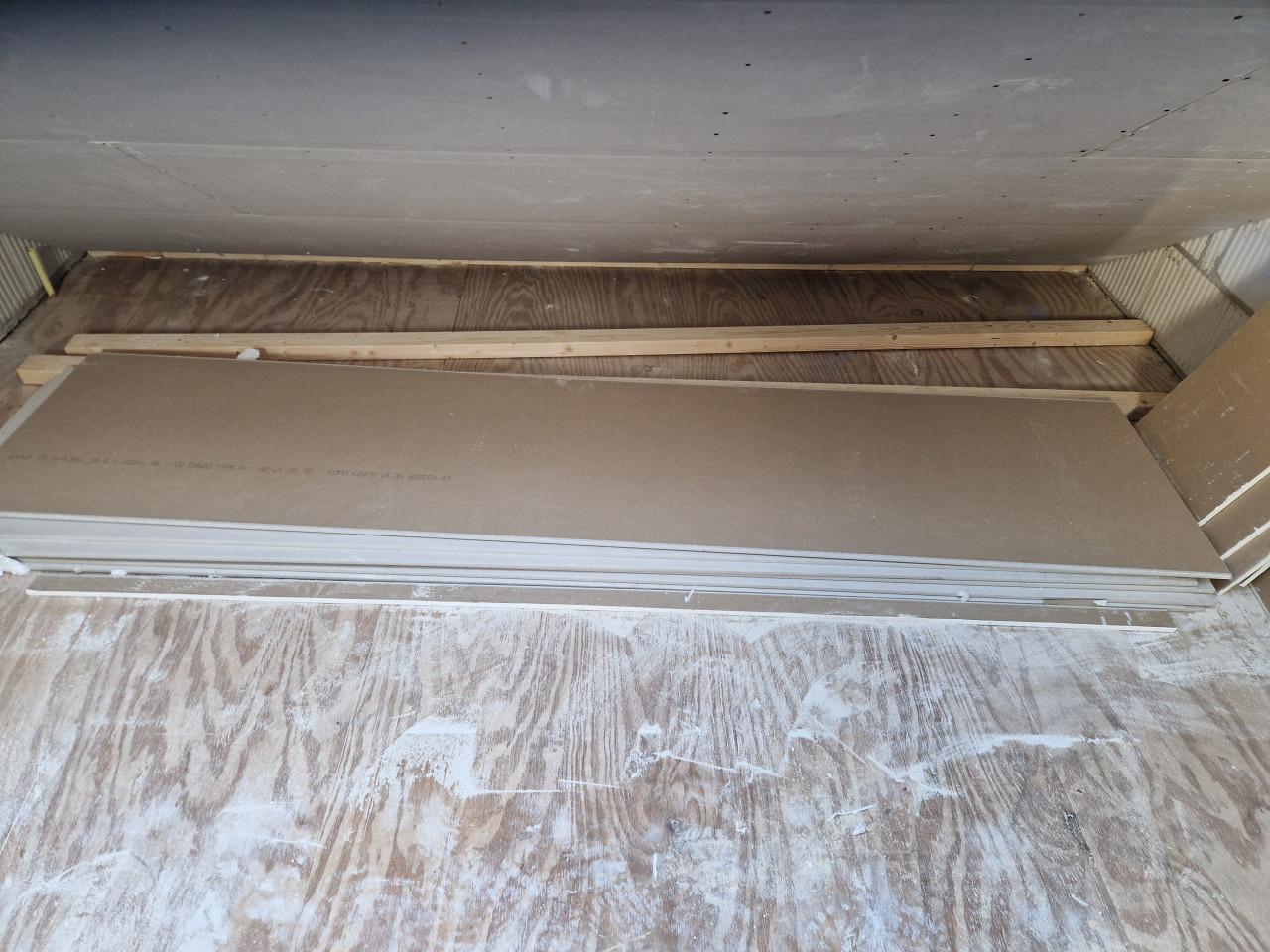 6 gipsplaten 2600x600x12,5mm 2AK