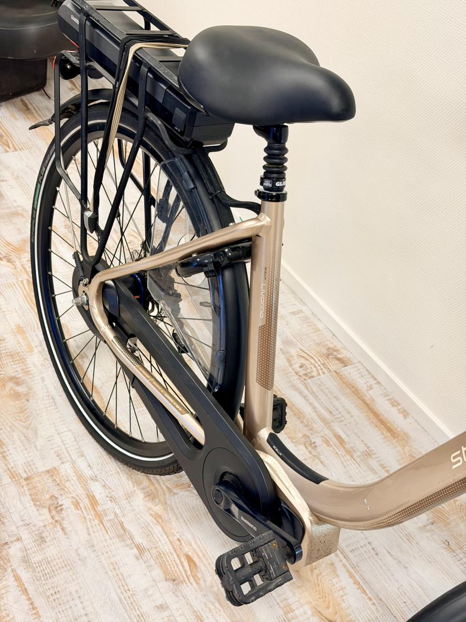 Stella Livorno Gold middenmotor Shimano Steps Automaat 504Wh