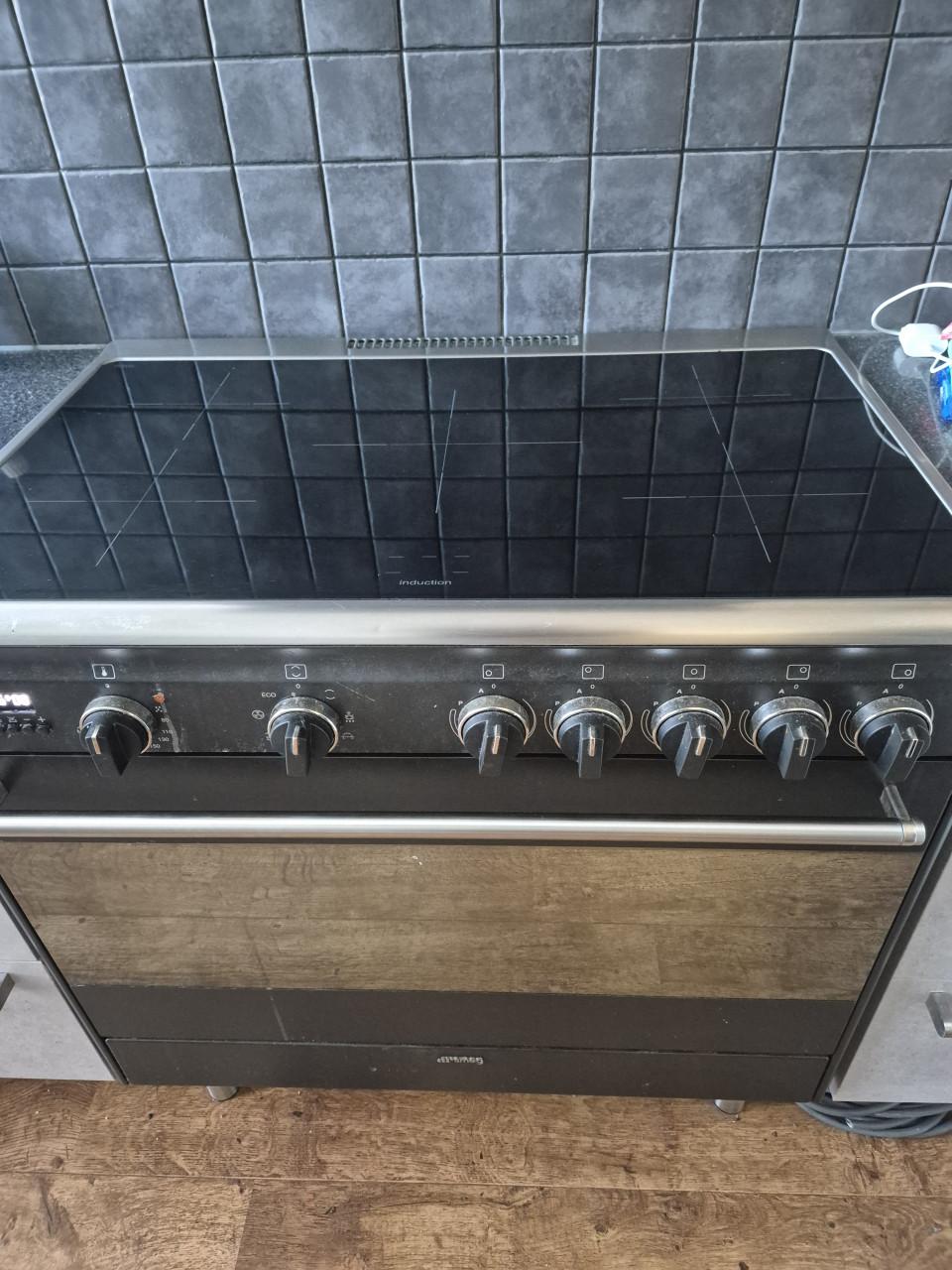 Smeg inductiefornuis met heteluchtoven