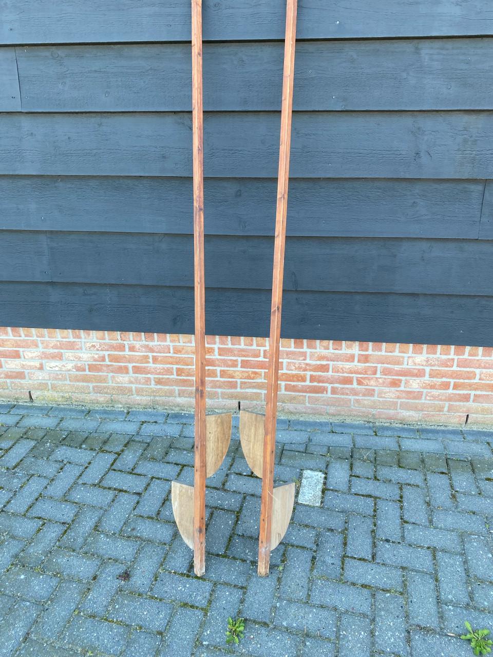 Houten stelten 210 cm lang