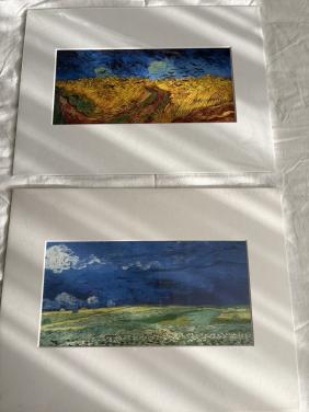 Van Gogh prints met passe partout