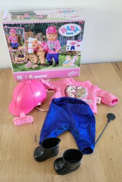 Baby born paardrij set