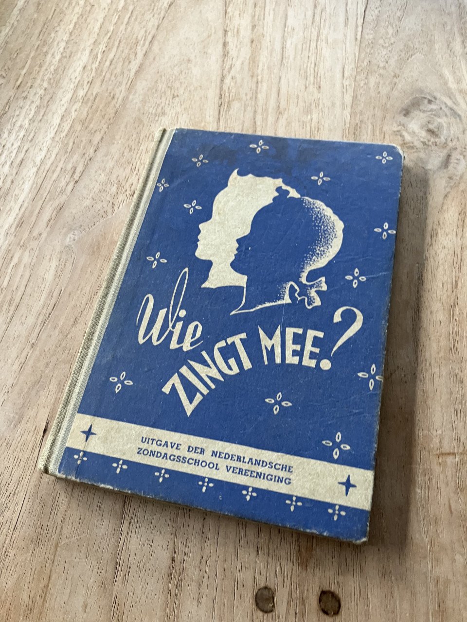 Boekje Wie zingt mee - Zondagschool liedboek (ca. 1945)