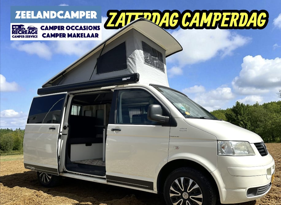 Zaterdag Camperdag! VW transporter T5, bouwjaar 2009, 199.500 km