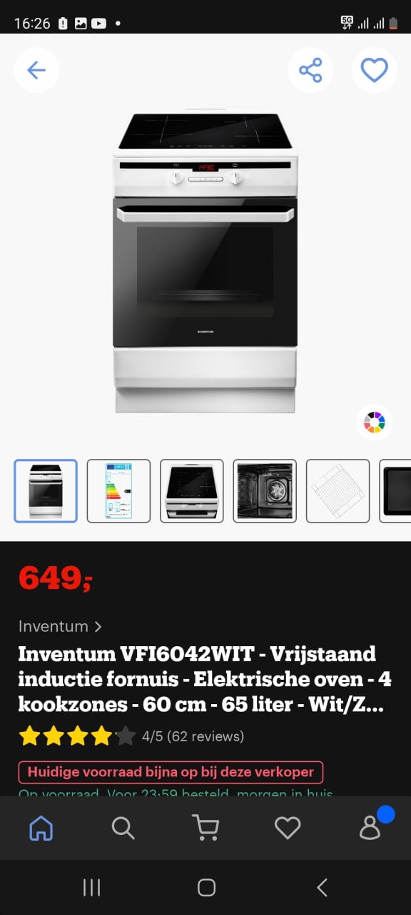 Witgoed te koop  wasmachine koelkast fornuis etc