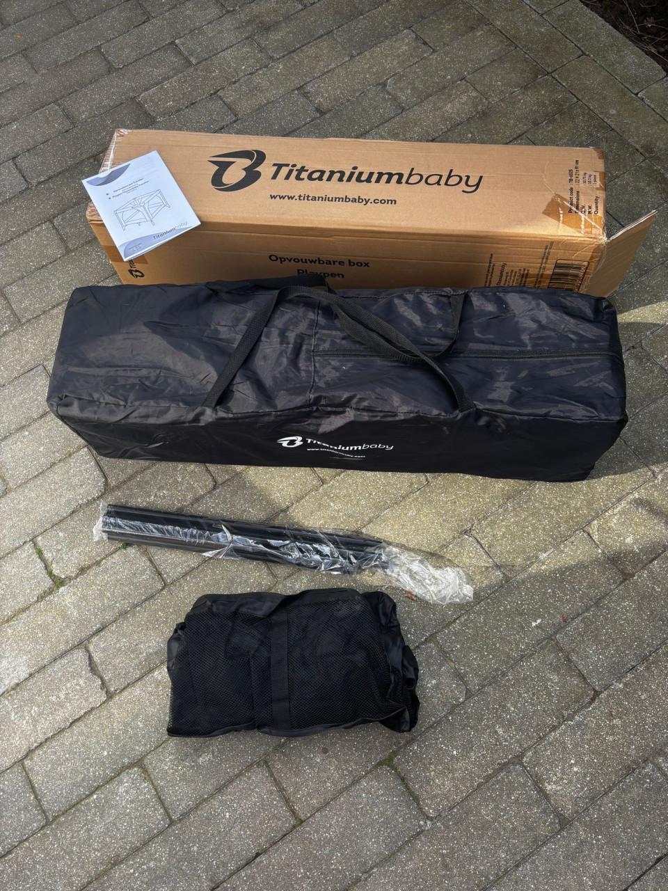 Box/campingbed titanium baby smart mason