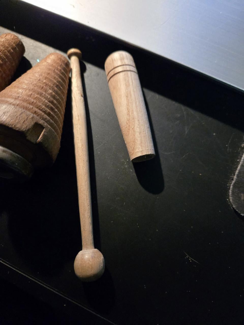 Vintage houten textielklossen of spoelen
