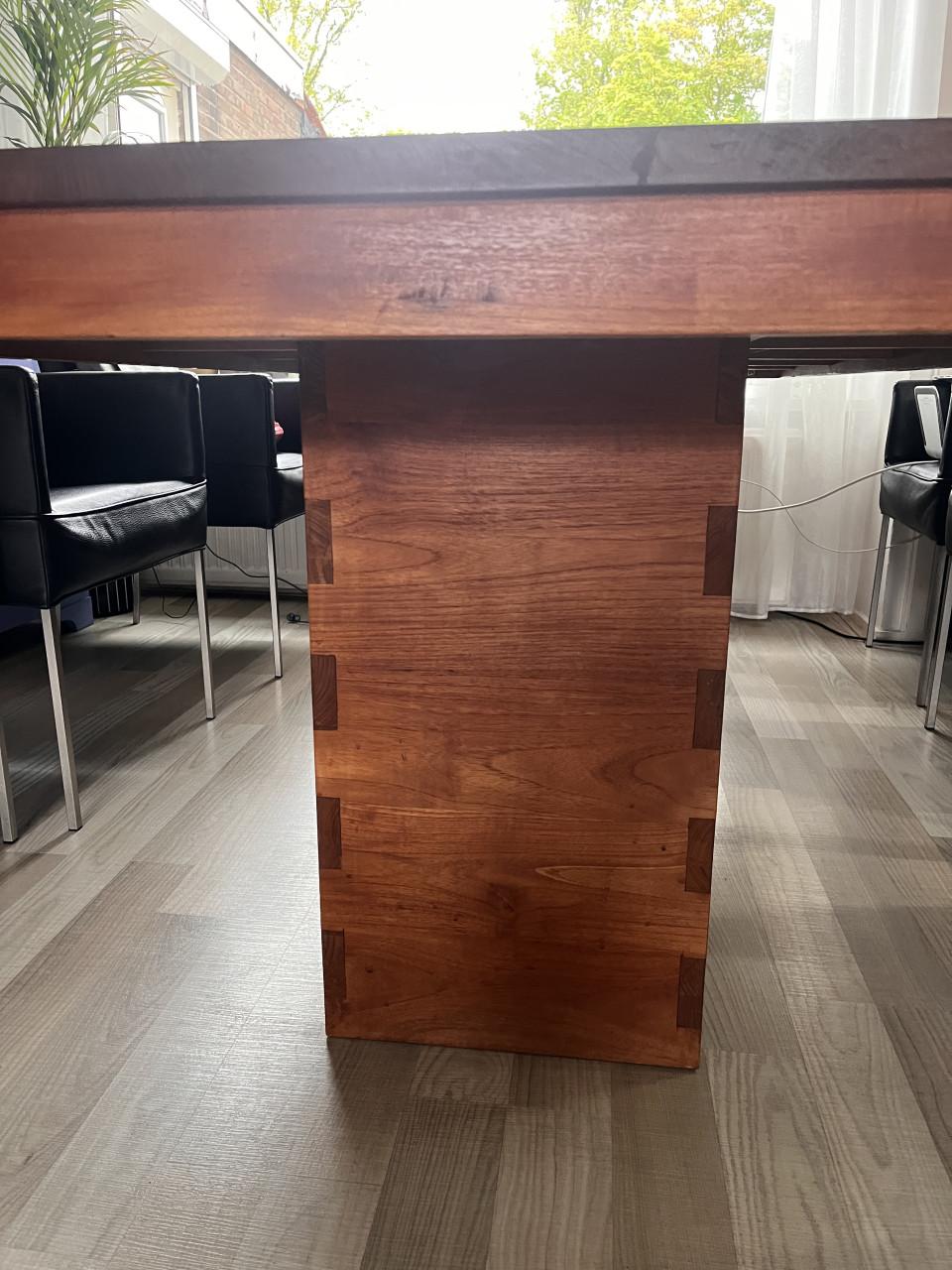 Massief houten eettafel teak