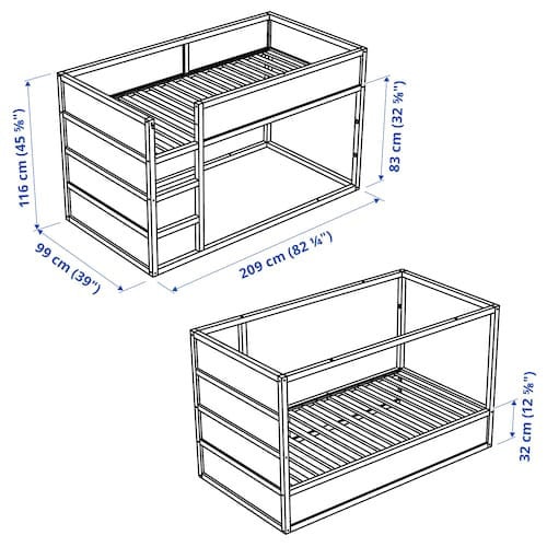 Ikea kura bed