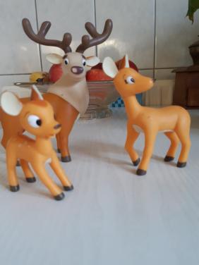 Herten familie ( plastic )