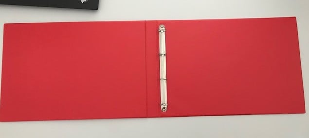 Nieuwe Ringmappen harde kaft PVC