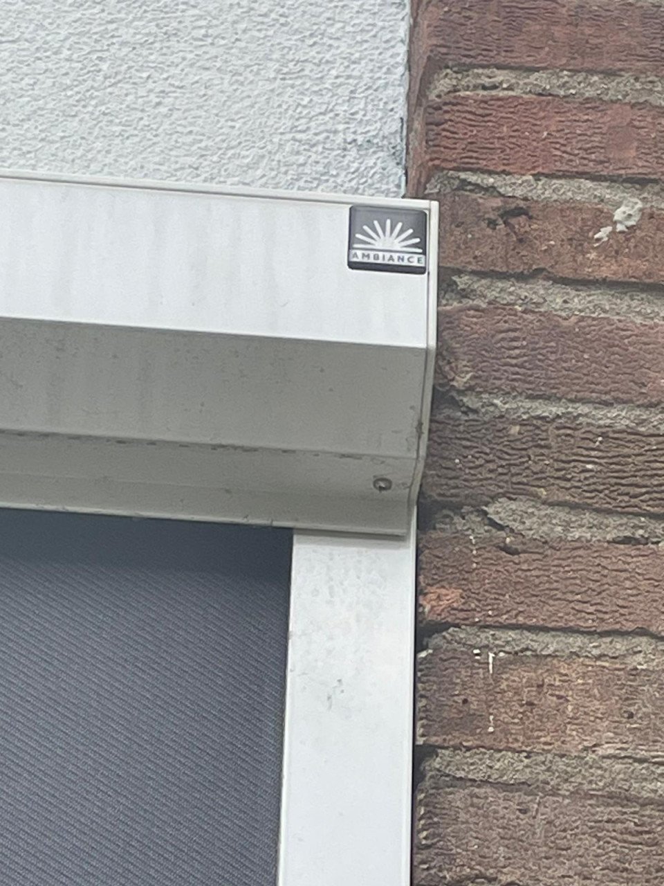Zonnescherm buiten verticaal