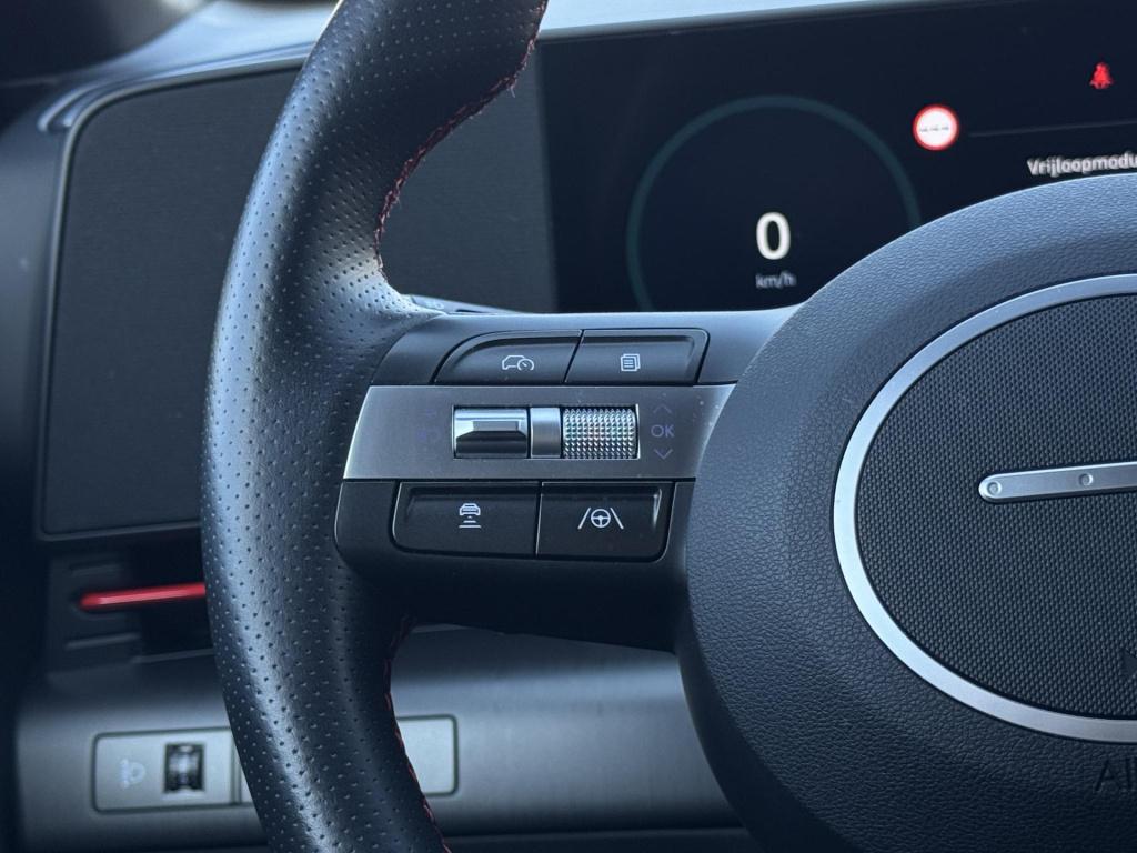 Hyundai Kona 1.6 gdi hev n line trekhaak afneembaar, allseasons + nieuwstaa