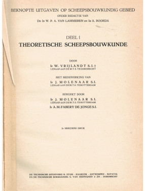 Theoretische scheepsbouwkunde, deel !