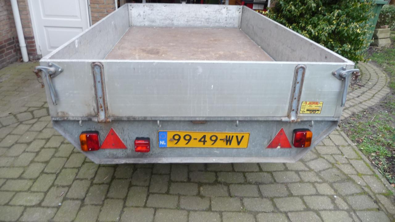 TE KOOP PLATEAUWAGEN merk ANSSEMS met KENTEKEN