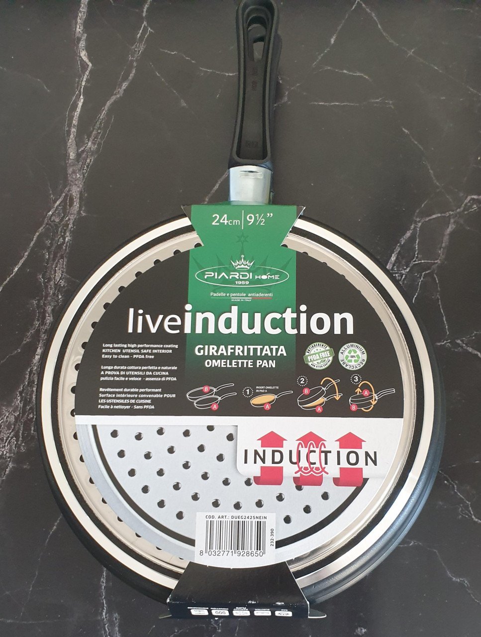 Nieuwe Dubbele Piardi Home Omelet/hapjespan, Inductie PFOA-vrij