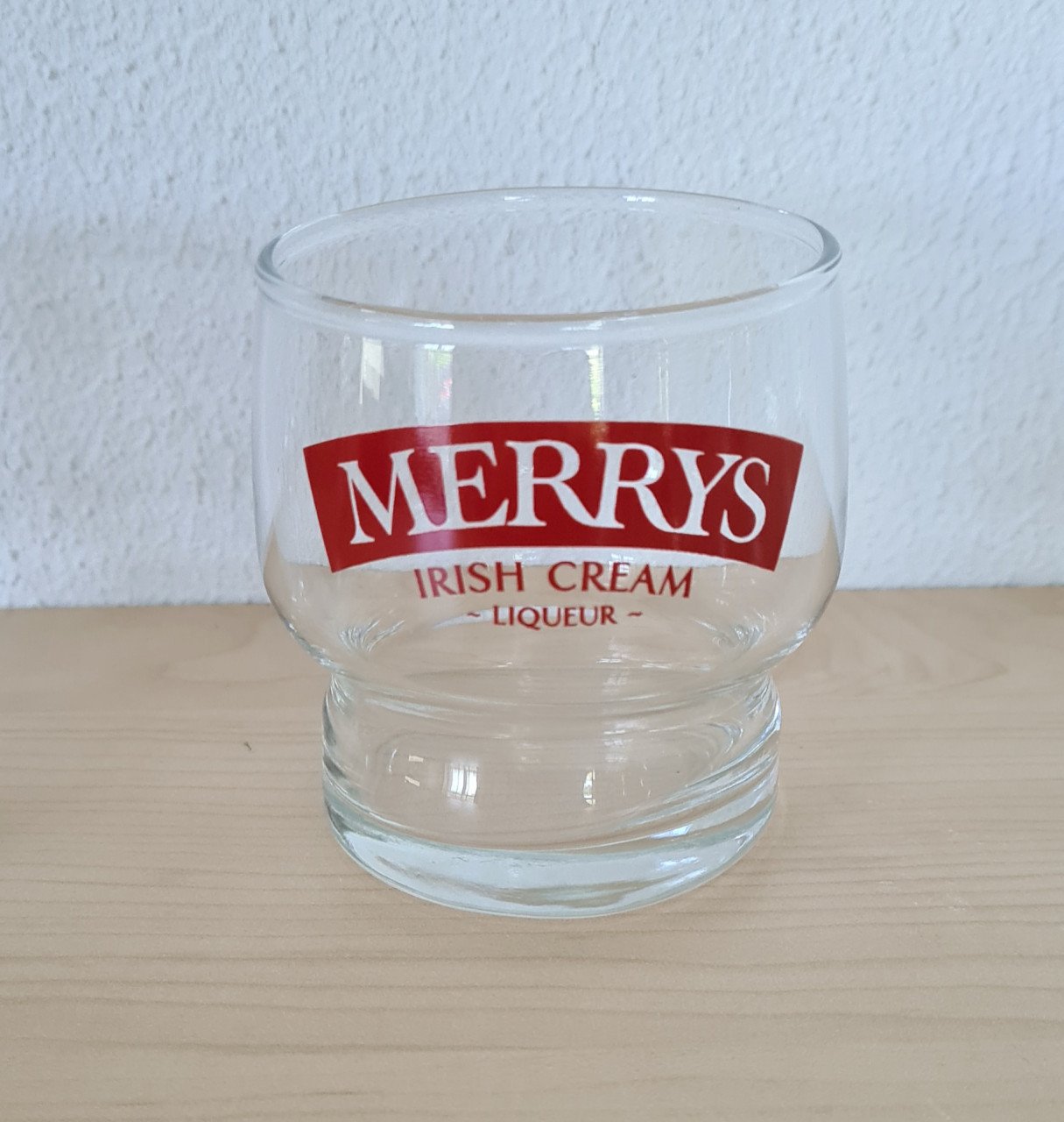 4 originele Merrys Irish Cream Liqueur glazen