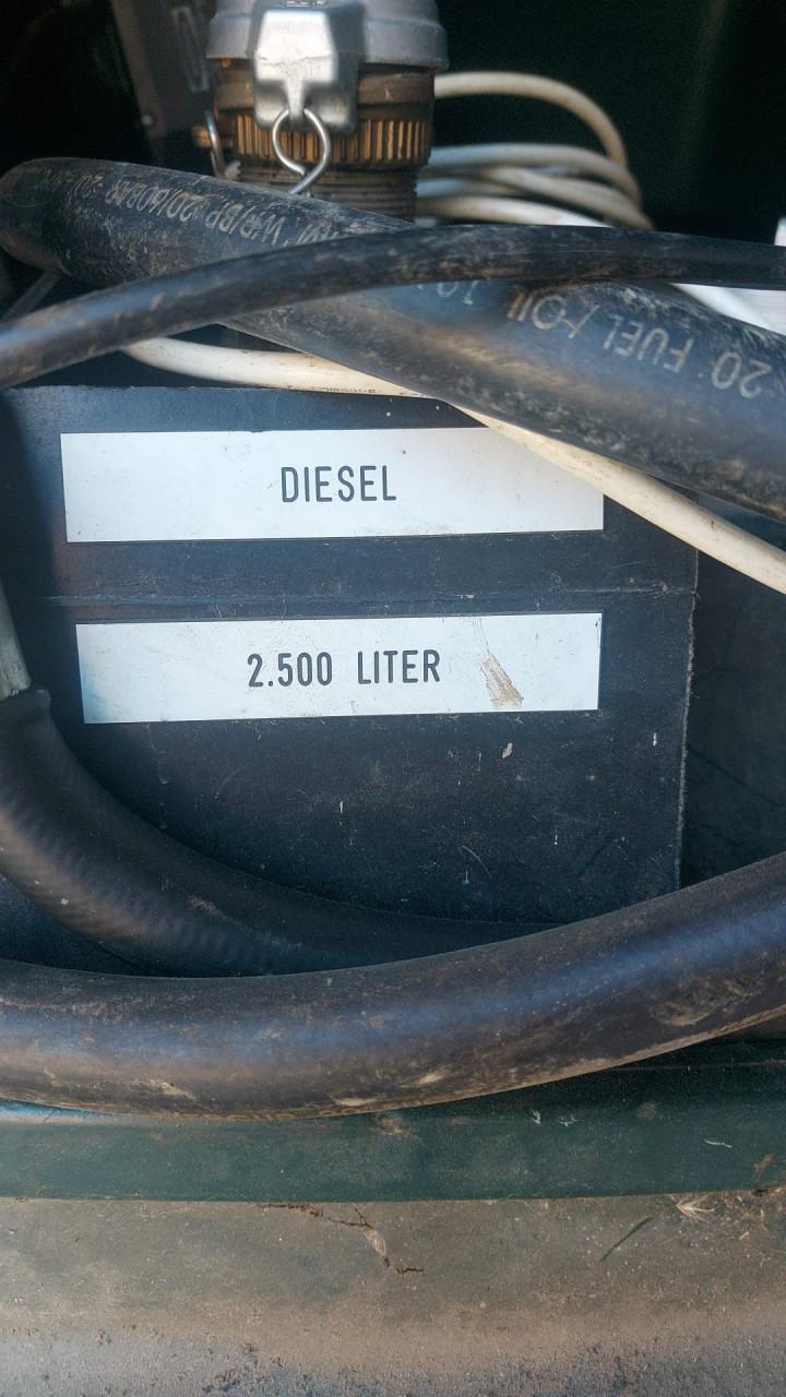 Goedgekeurde dieselolietank 2500liter