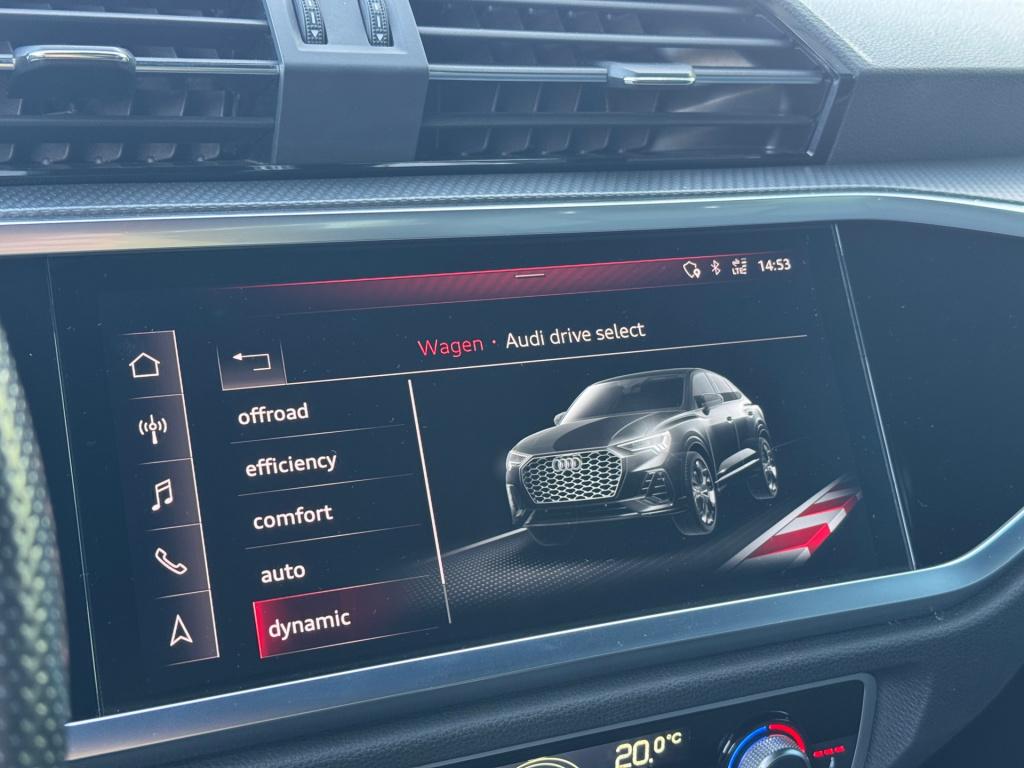 Audi Q3 sportback 35 tfsi s-line 3x * matrix led * black pack * stoelverwar