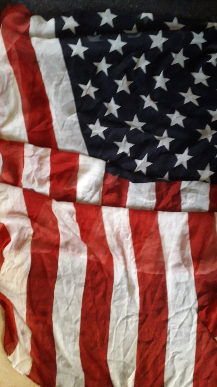 Shawl  sjaal   Amerikaanse vlag geliefd bij Harley Davidson rijders