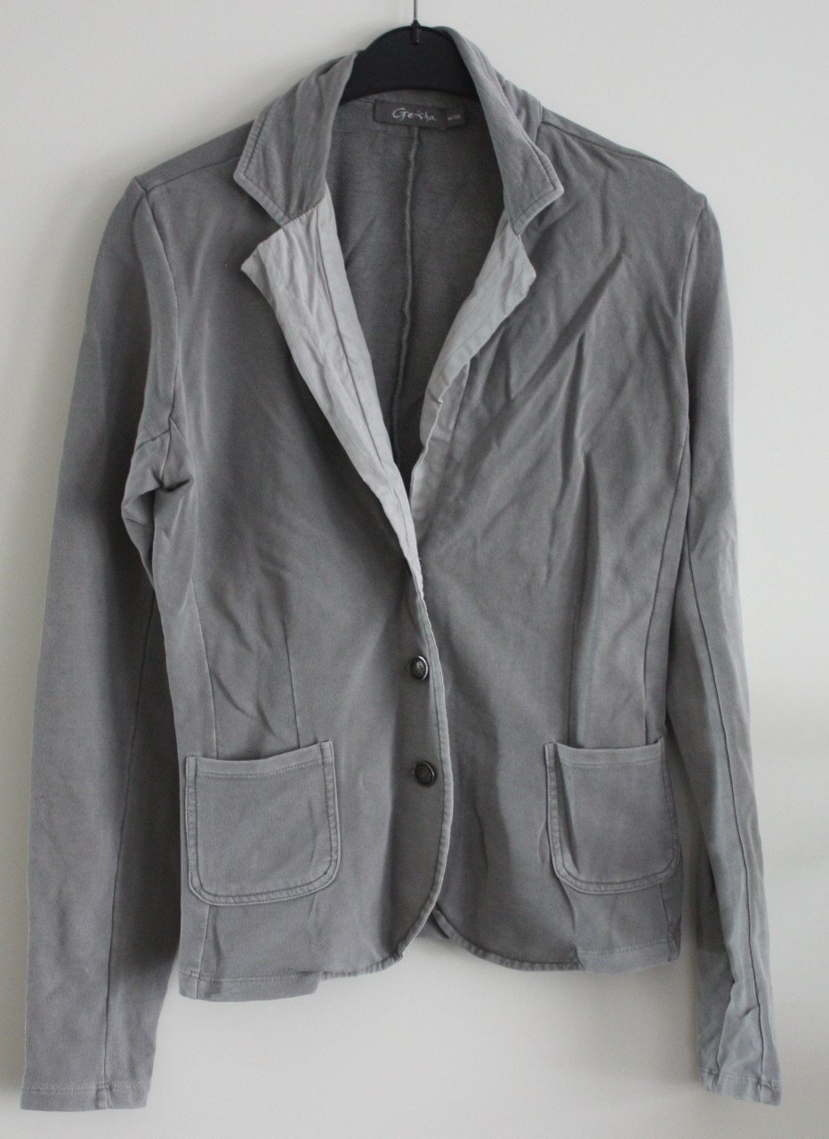 Grijs jasje blazer maat m