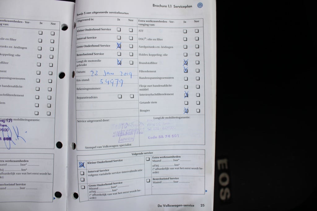 Volkswagen Eos ter bemiddeling 3.2 v6