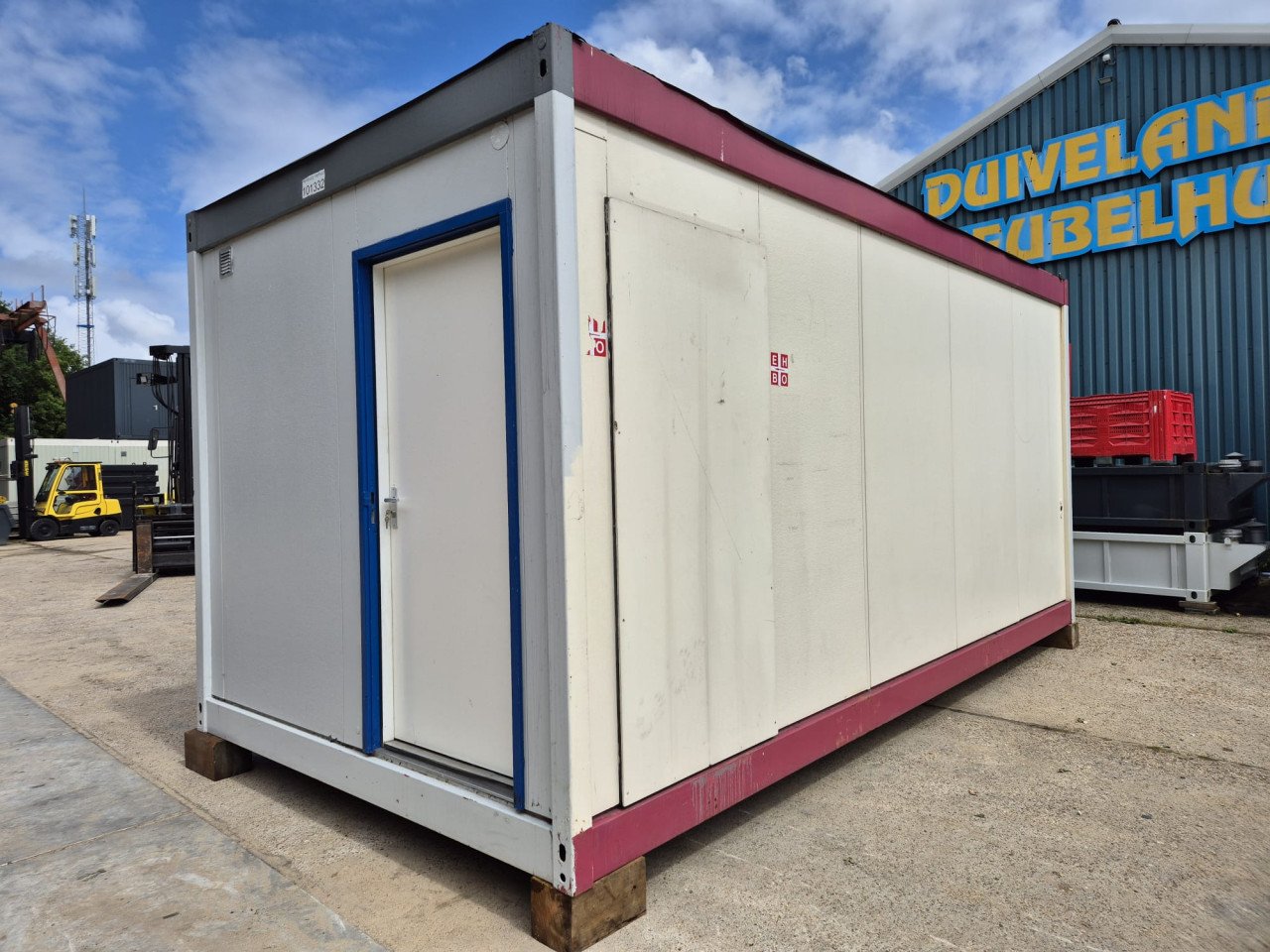 6x3m kantoorunit / woonunit / schaftkeet / bouwkeet