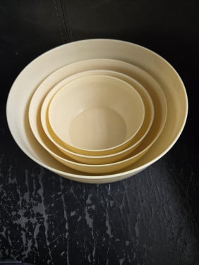 Nestje plastic schalen 19.5-16.5-14-12 cm