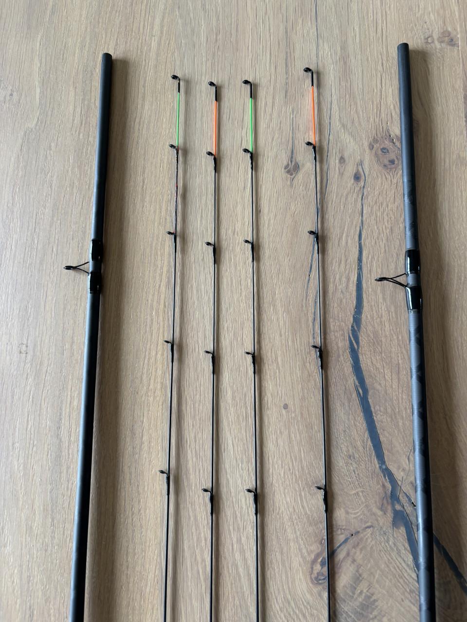 2 x unieke Drennan feeders 10-11 feet demo en nieuw