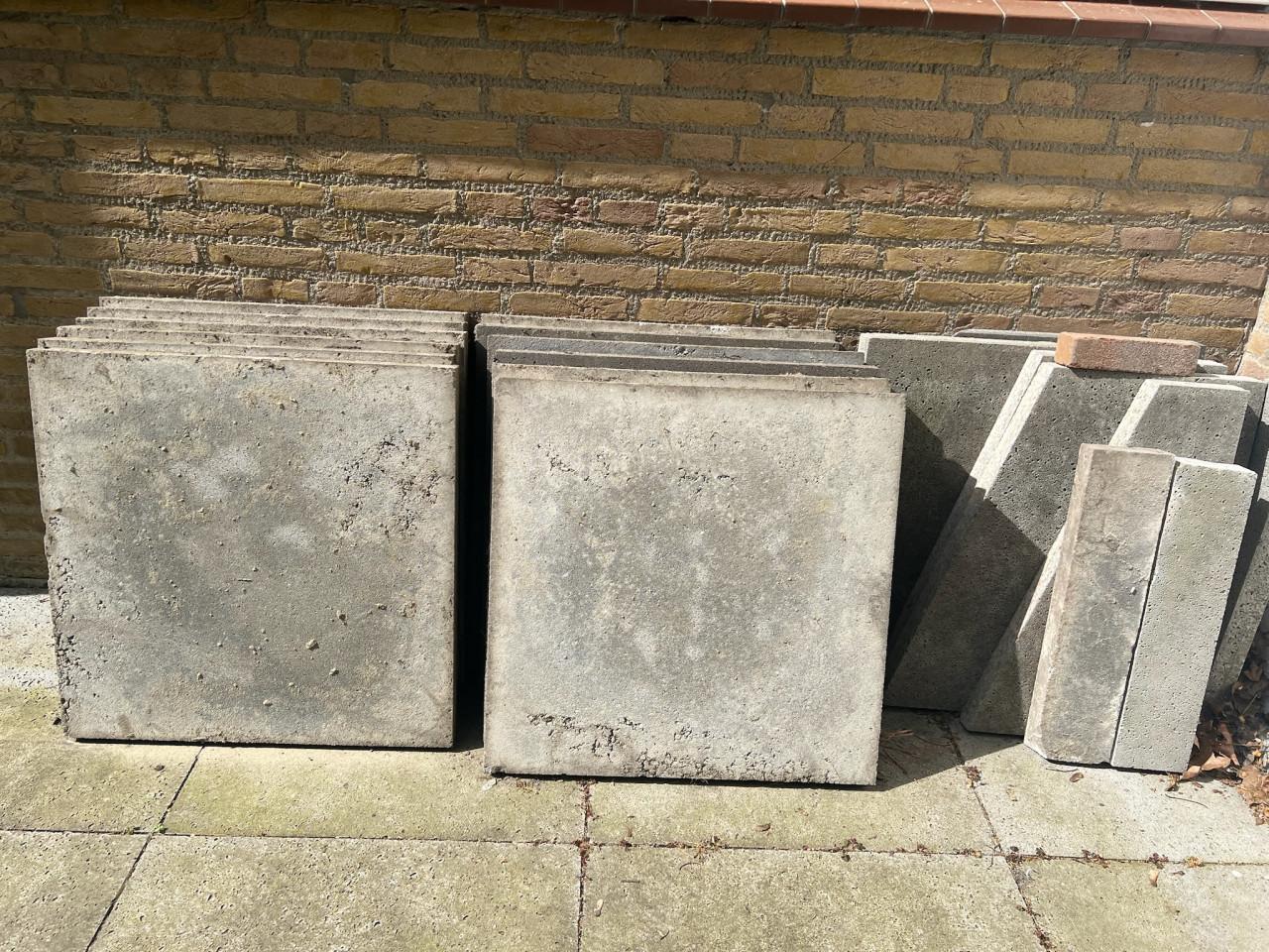Oud Hollandse terrastegels, 60x60x5 cm, 12 stuks