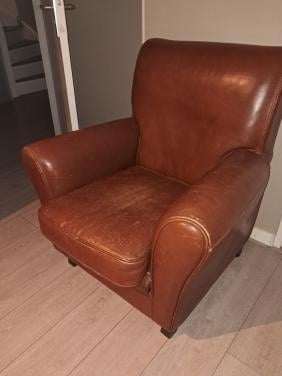 Lederen fauteuil