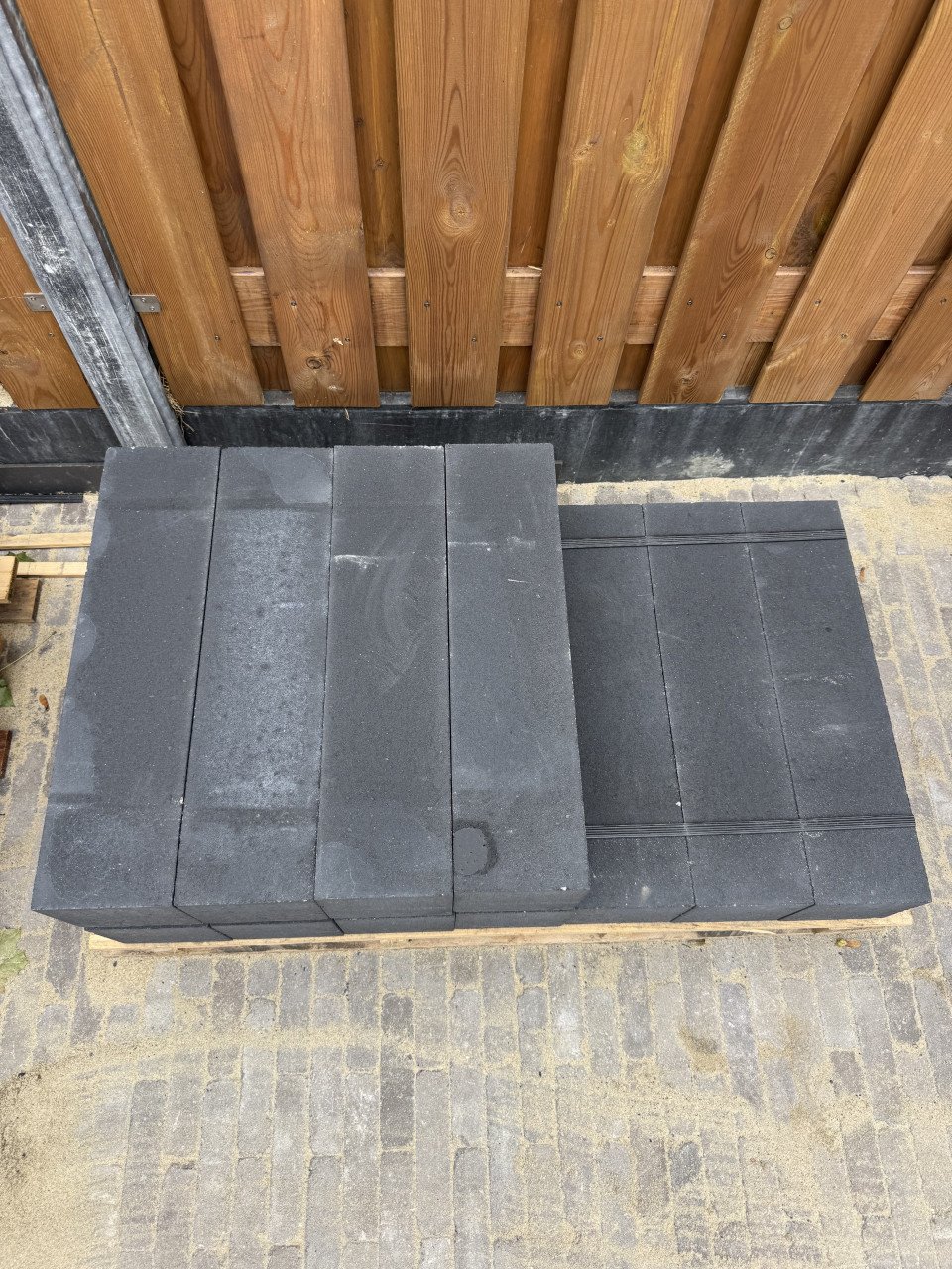 Stapelblokken nieuw 60x15x15, 11 stuks