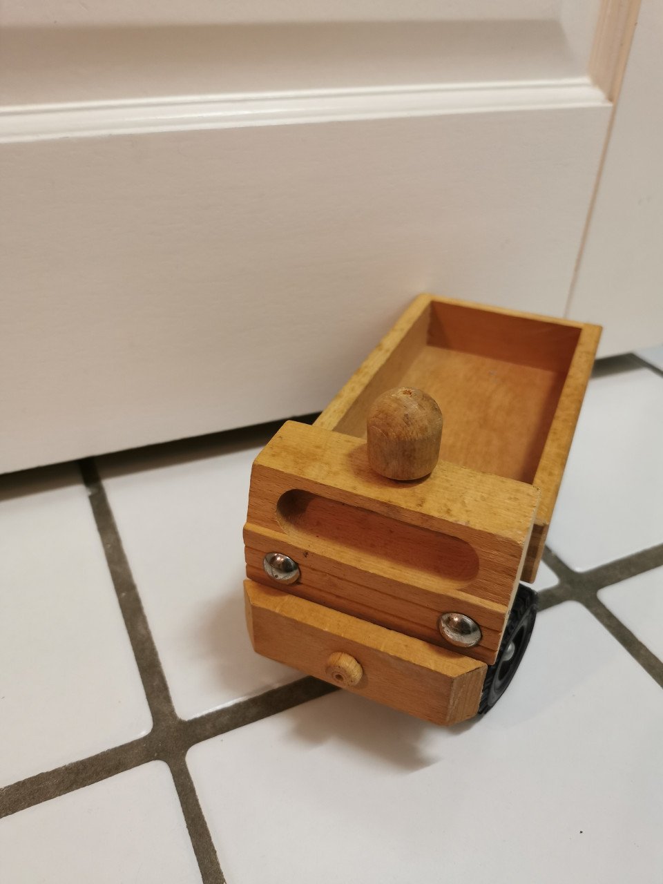 Houten vrachtwagentje