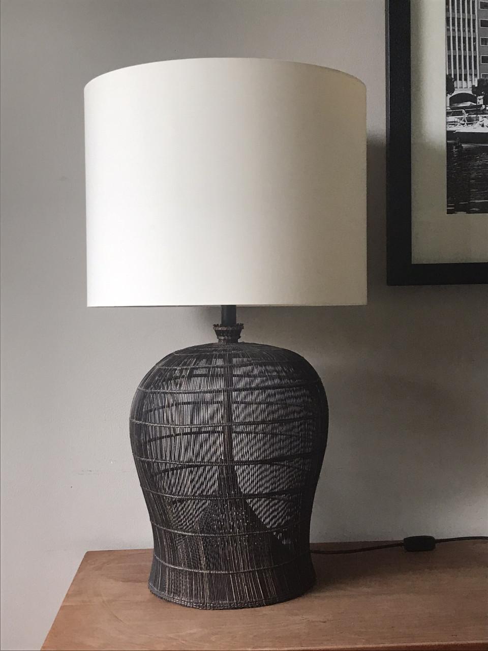 2 schemerlampen met kap