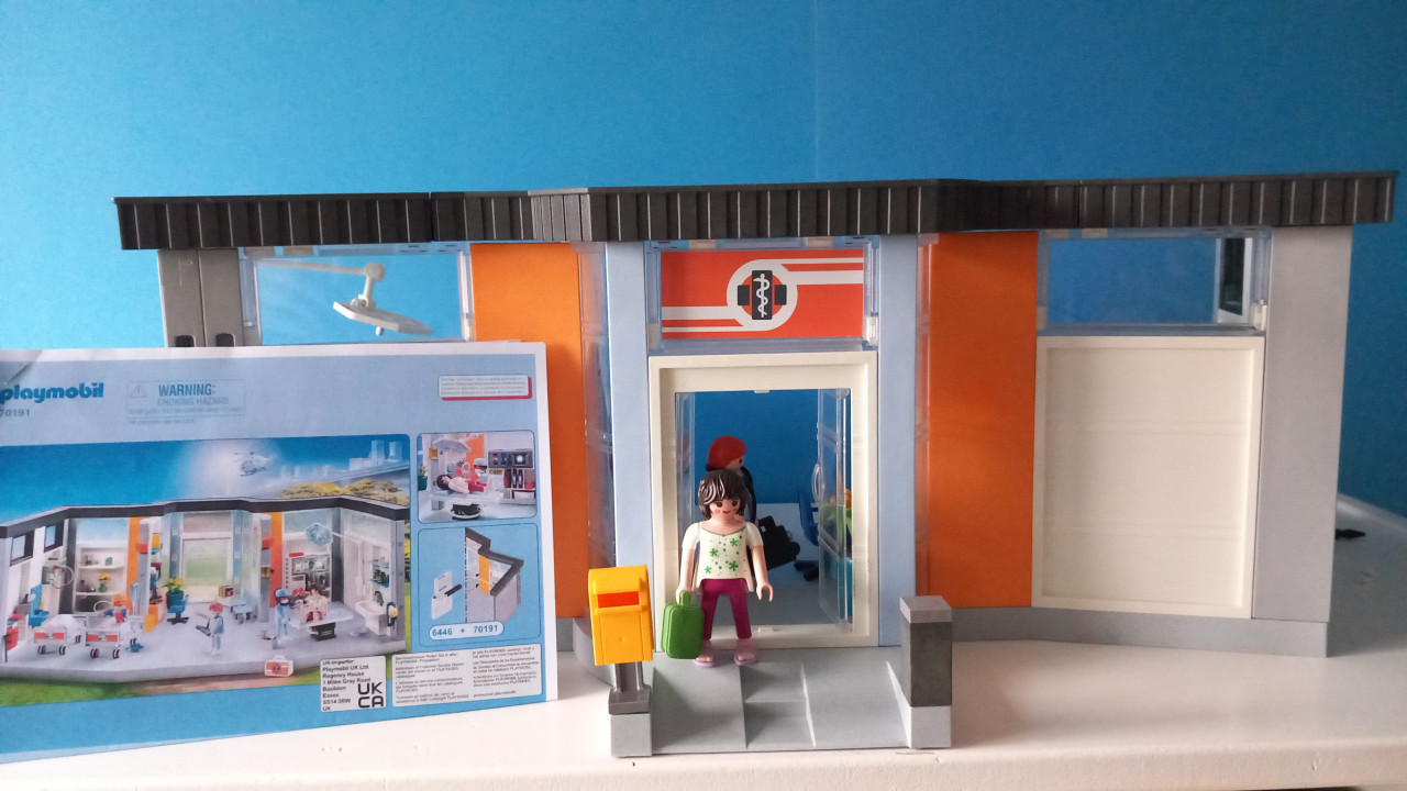 Playmobil ziekenhuis met patiënten en verpleging set 70191
